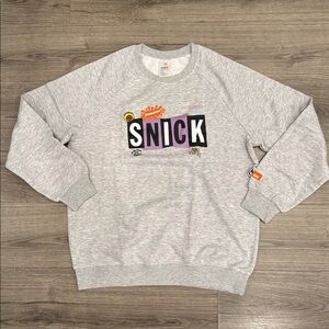 Nickelodeon The Nick Box Snick All That Ren Stimpy Men’s Sweatshirt Size XL